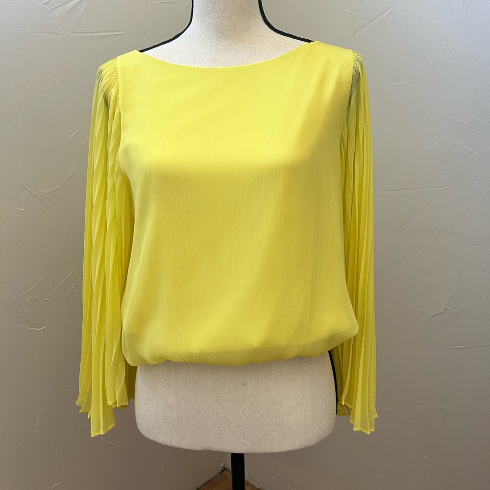 Alice and Olivia blouse yellow